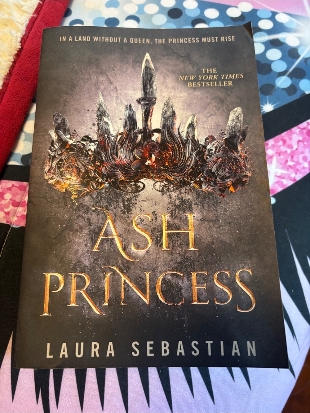 Ash Princess by Laura Sebastian - Dark Cover Fantasy Paperback